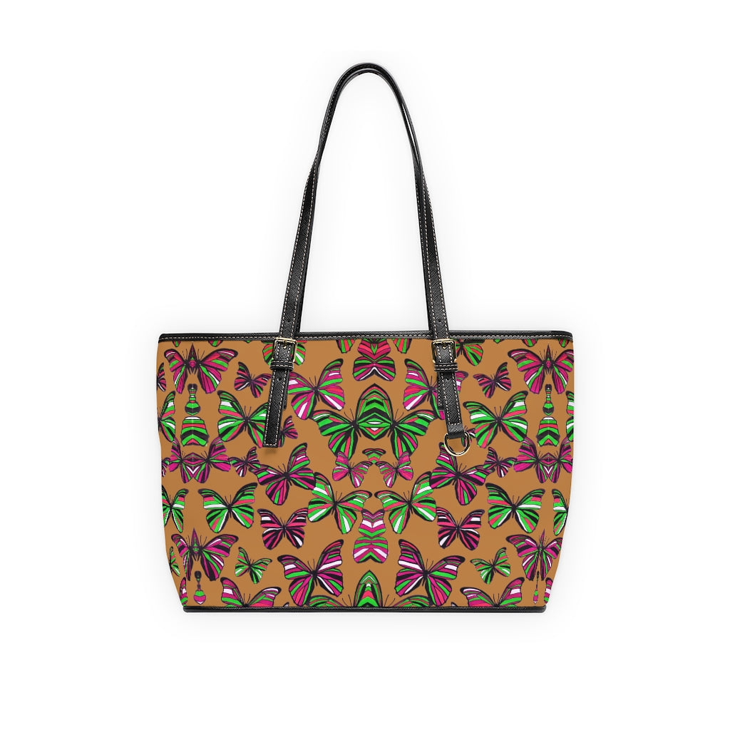 tussock butterfly print tote