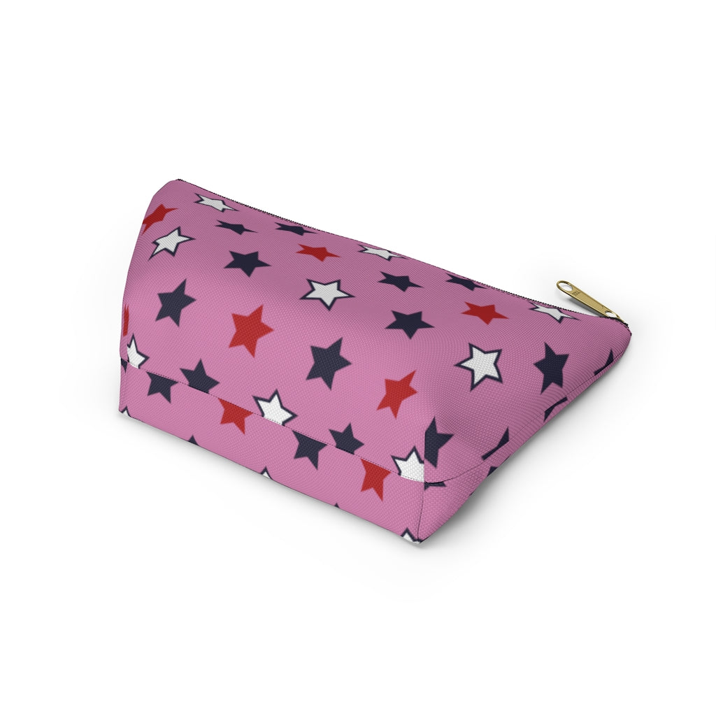 Starry Pink Accessory Pouch