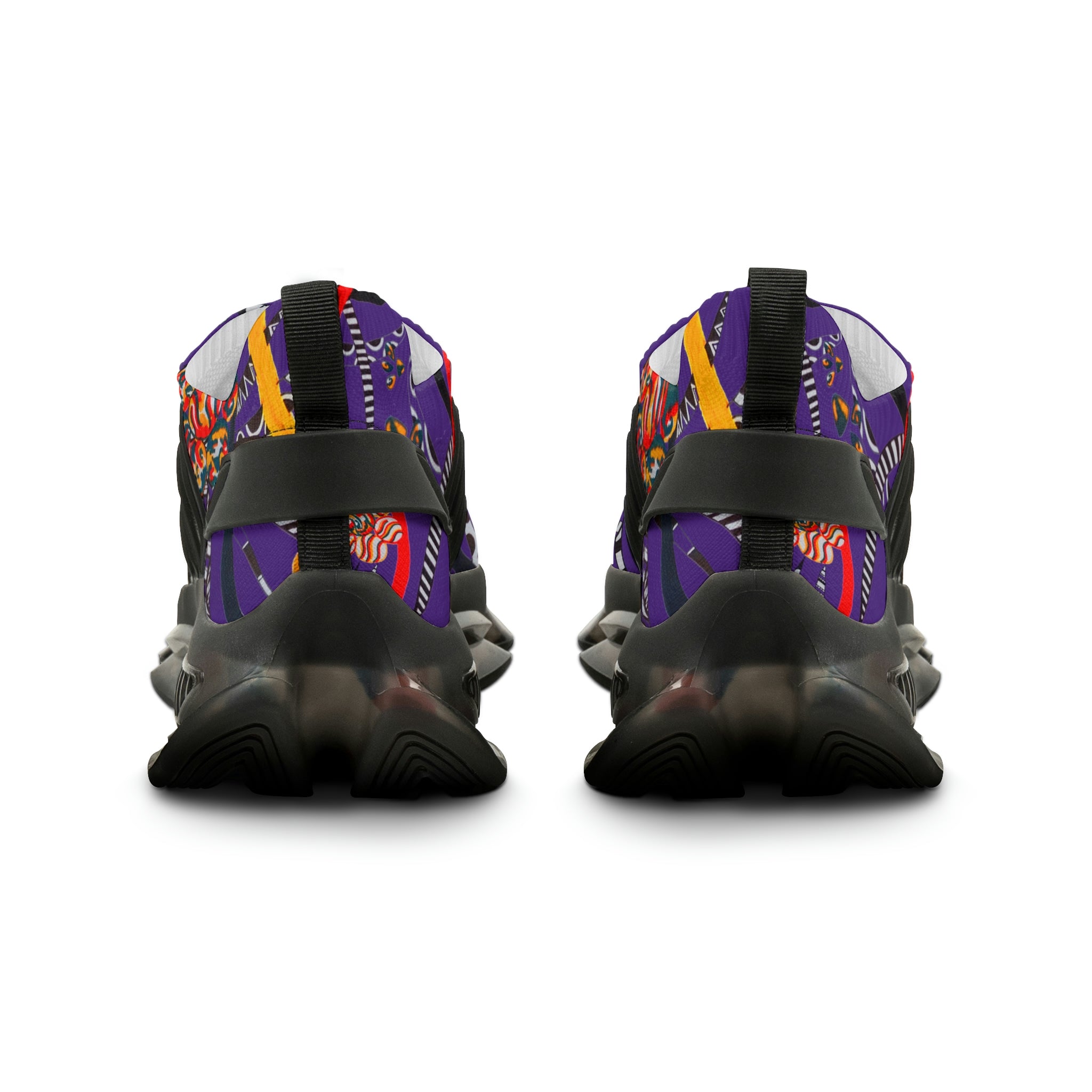 Purple Wildly Wicked OTT Men's Mesh Knit Sneakers