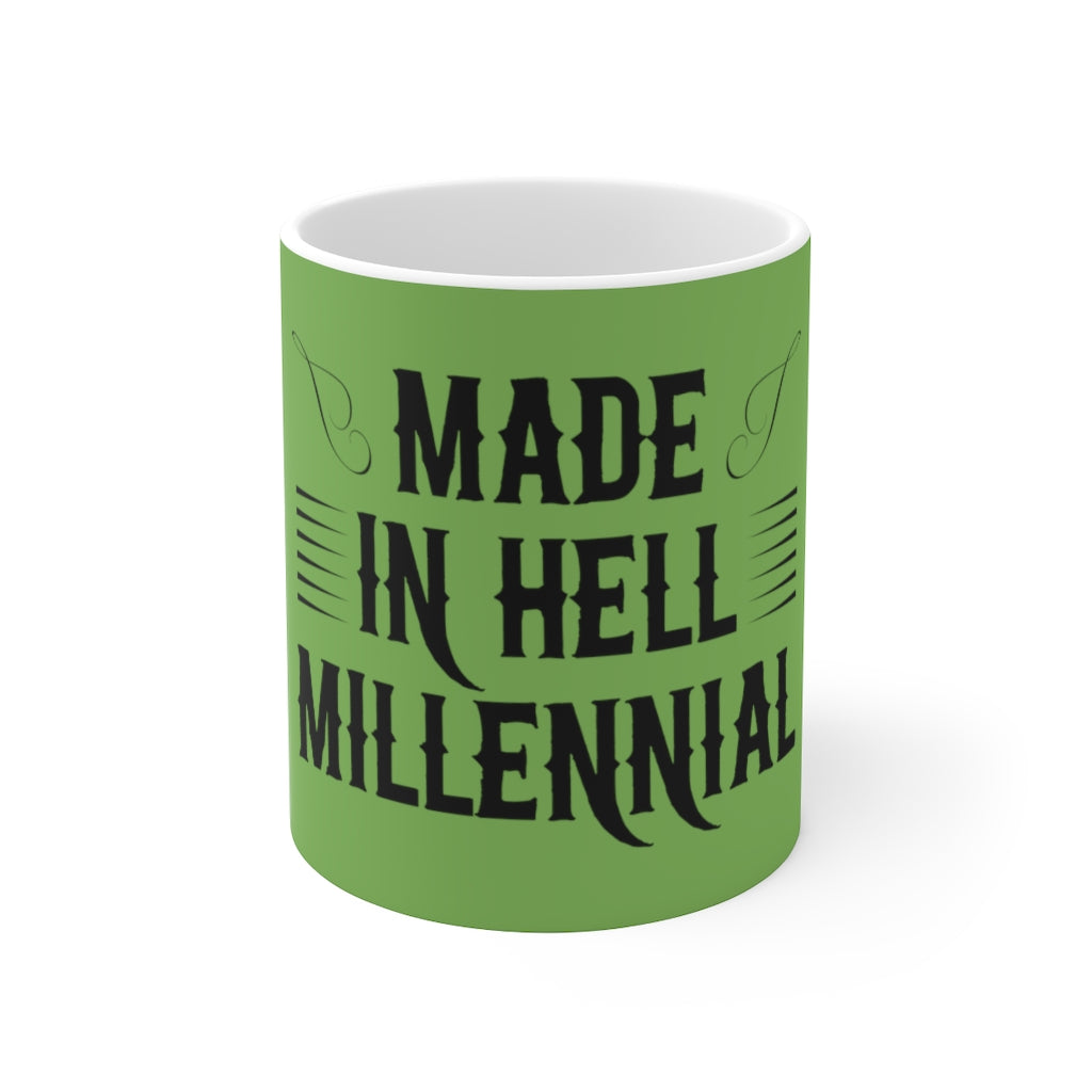 Millennial Olive Ceramic Mug 11oz