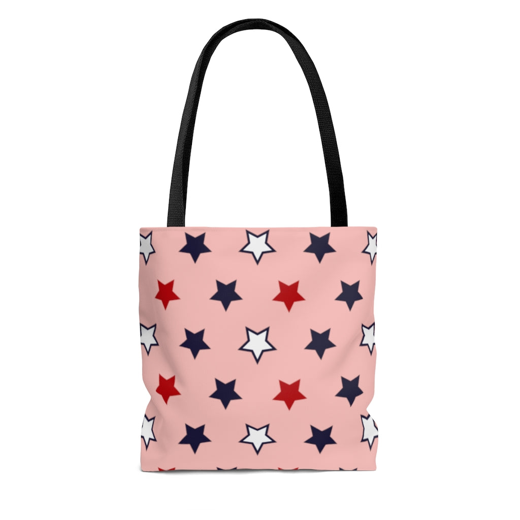 AOP Star Girl Blush Tote Bag