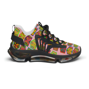 Blush Deco Print OTT Women's Mesh Knit Sneakers