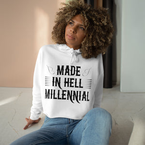 Women's Millennial Crop Hoodie