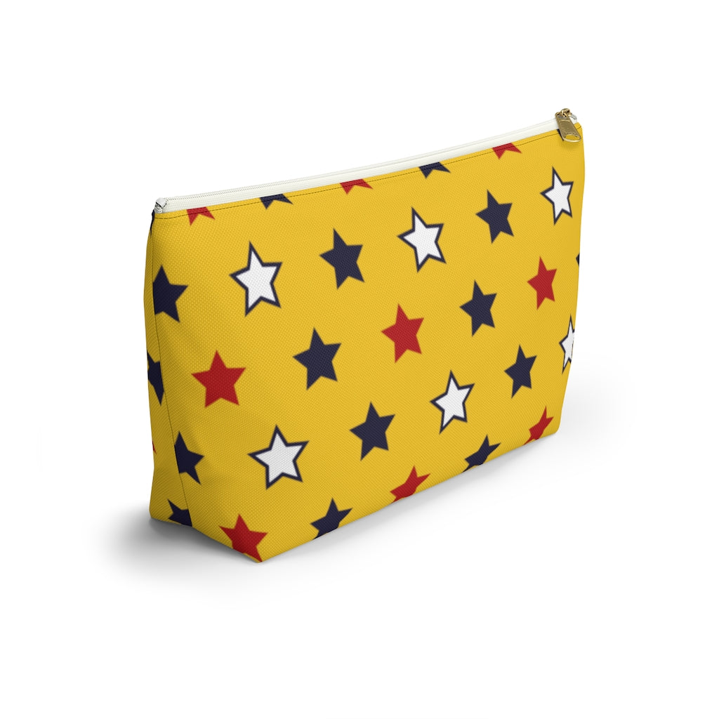 Starry Yellow Accessory Pouch