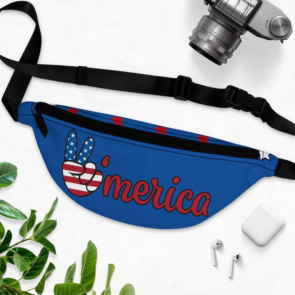 All American Royal Blue Fanny Pack