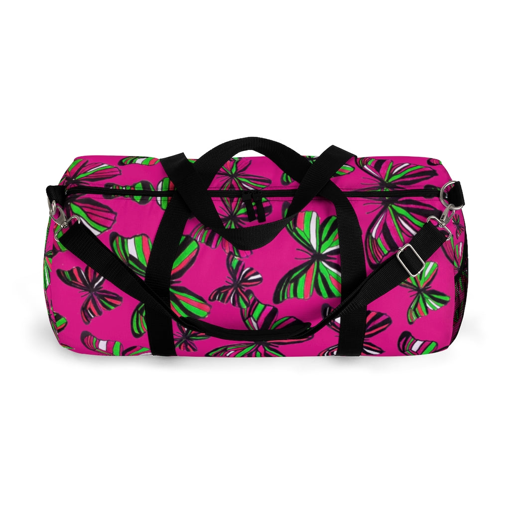 Butterflies Rose Duffel Bag