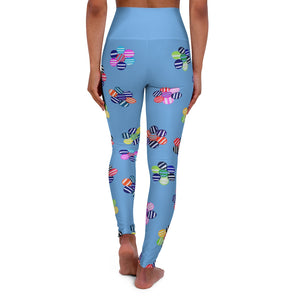 Sky Candy Florals Yoga Leggings