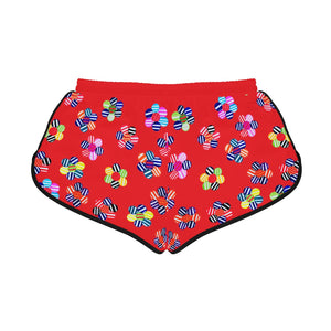 Red Candy Florals Relaxed Shorts