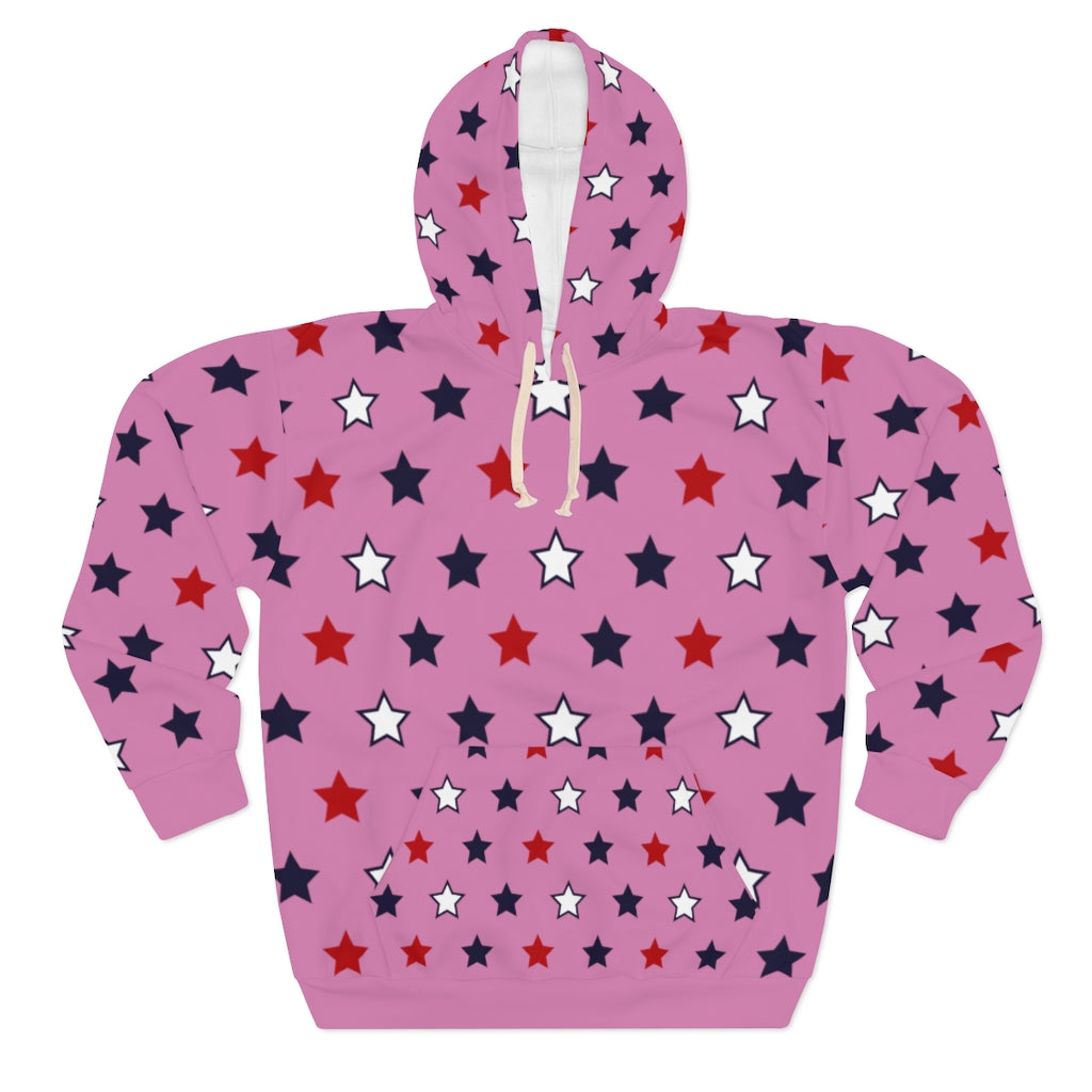 Mauve Star Lit Pullover Hoodie