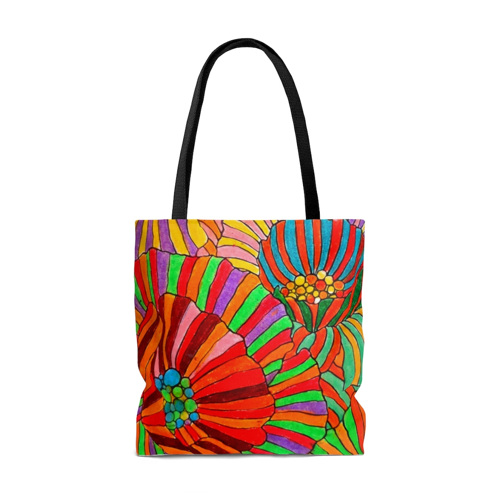 AOP Wild Flower Basic Tote