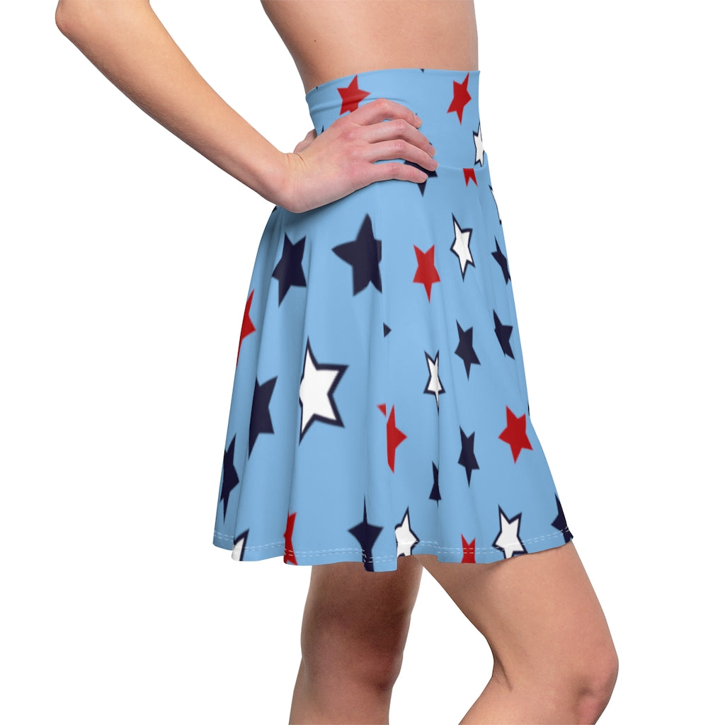 Stargirl Sky Blue Skater Skirt