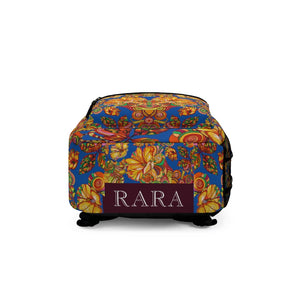 Artsy Floral Royal Blue Backpack