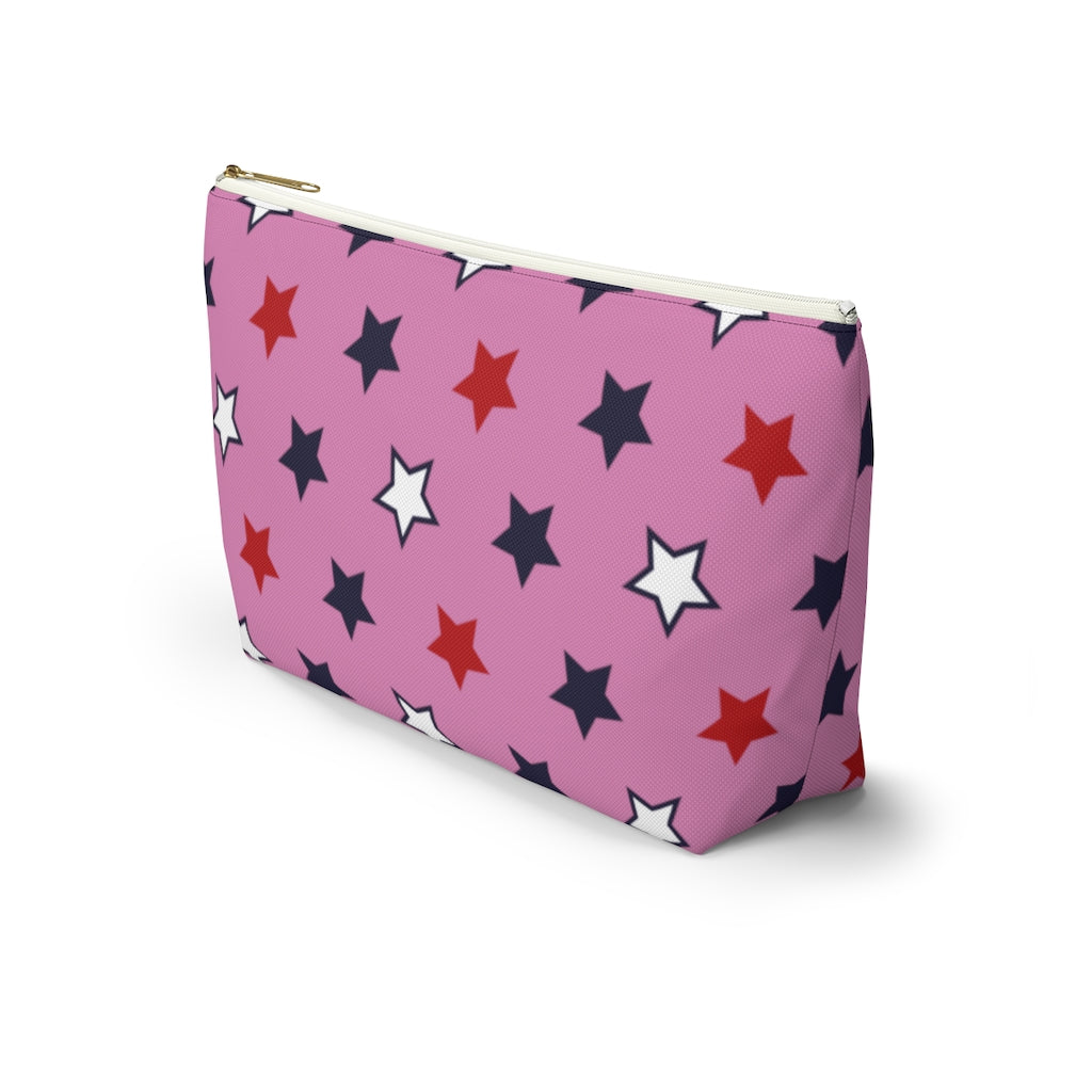 Starry Pink Accessory Pouch