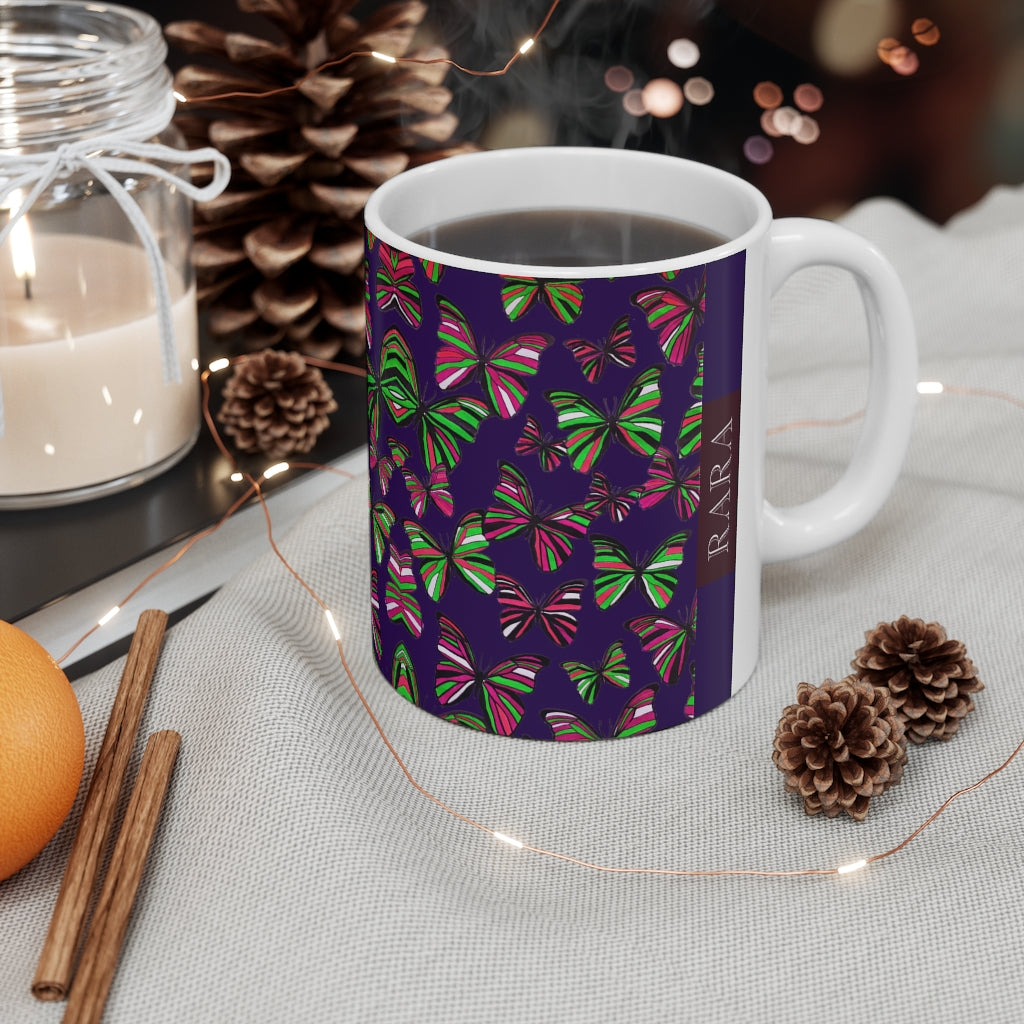 Butterflies Violet Mug 11oz