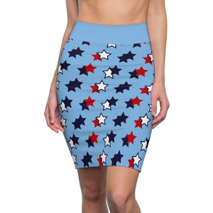 AOP Starry Sky Pencil Skirt