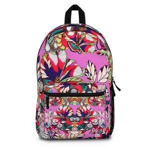 Blush Artsy Floral Pop Backpack