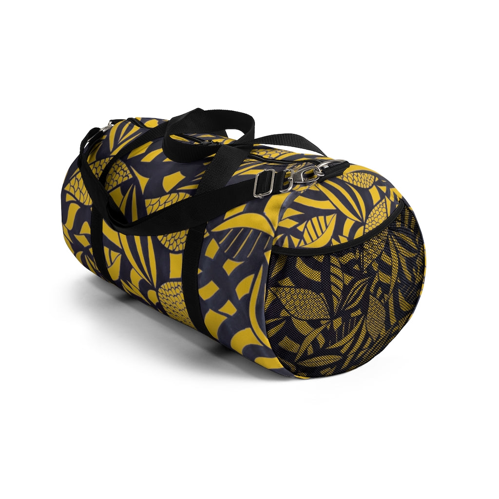 Tropical Minimalist Yellow Duffel Bag