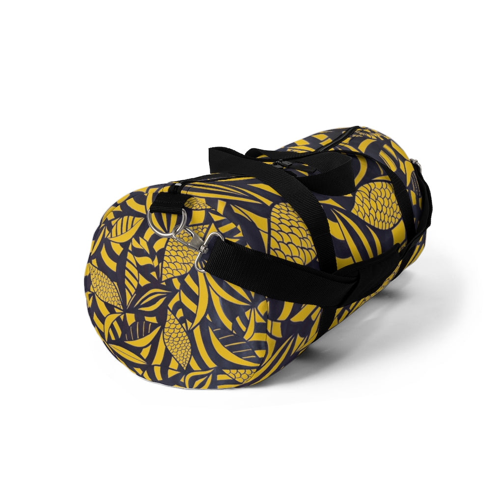 Tropical Minimalist Yellow Duffel Bag