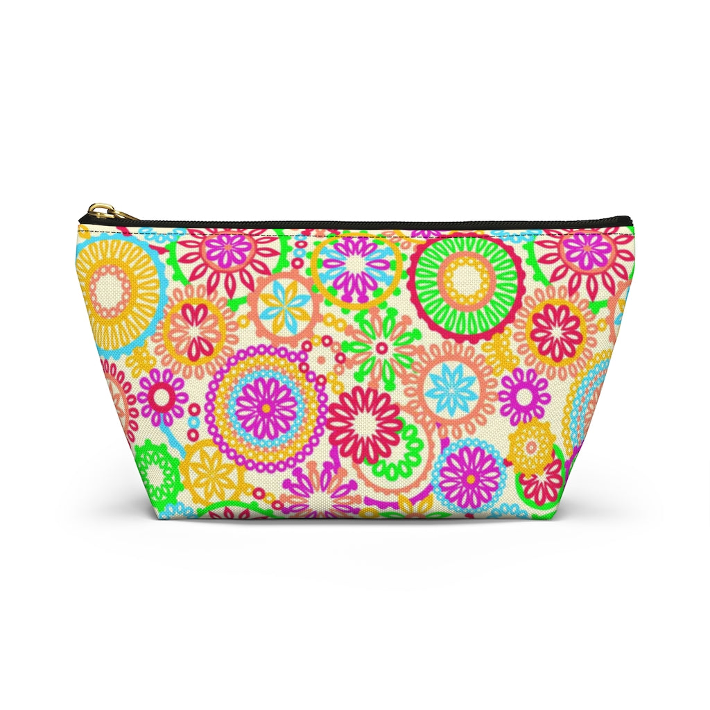 The 70's Vibe Lemon Accessory Pouch