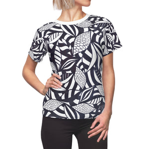 Tropical Minimalist Monochrome AOP T-shirt