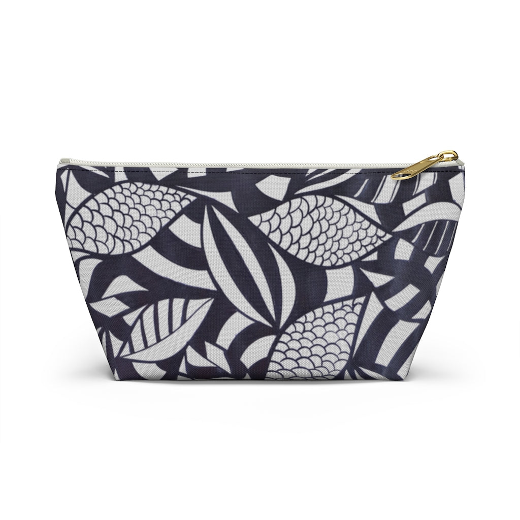 Slate Tropical Minimalist Accessory Pouch