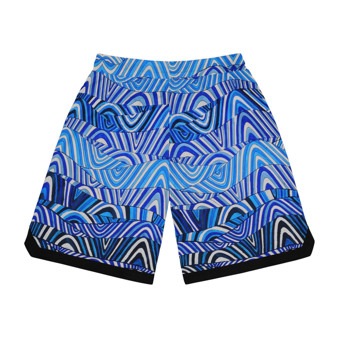 Slate Sonic Basketball Rib Shorts (AOP)