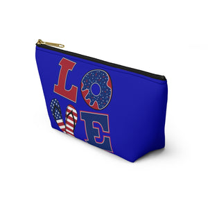 Love Blue Accessory Pouch
