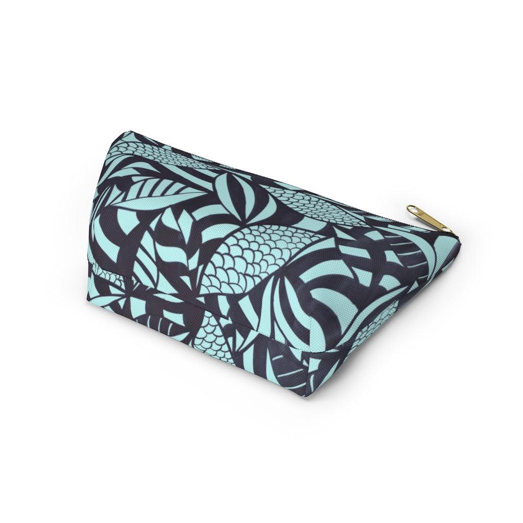 Icy Tropical Minimalist Accessory Pouch