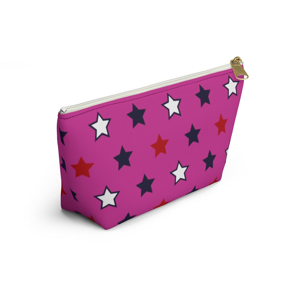 Starry Magenta Accessory Pouch