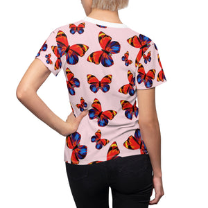Tangerine Butterflies AOP T-Shirt