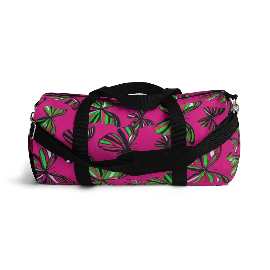 Butterflies Rose Duffel Bag