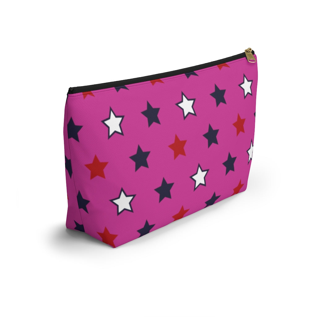 Starry Magenta Accessory Pouch