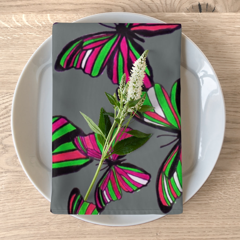 Ash Butterflies Napkin