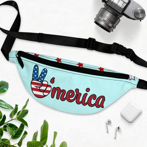 All American Icy Blue Fanny Pack
