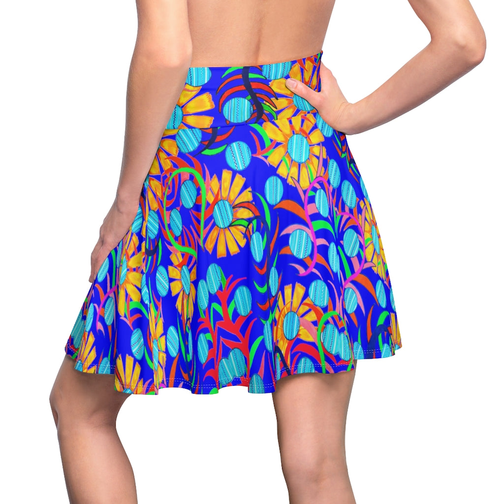 Sunflower Electric Skater Skirt