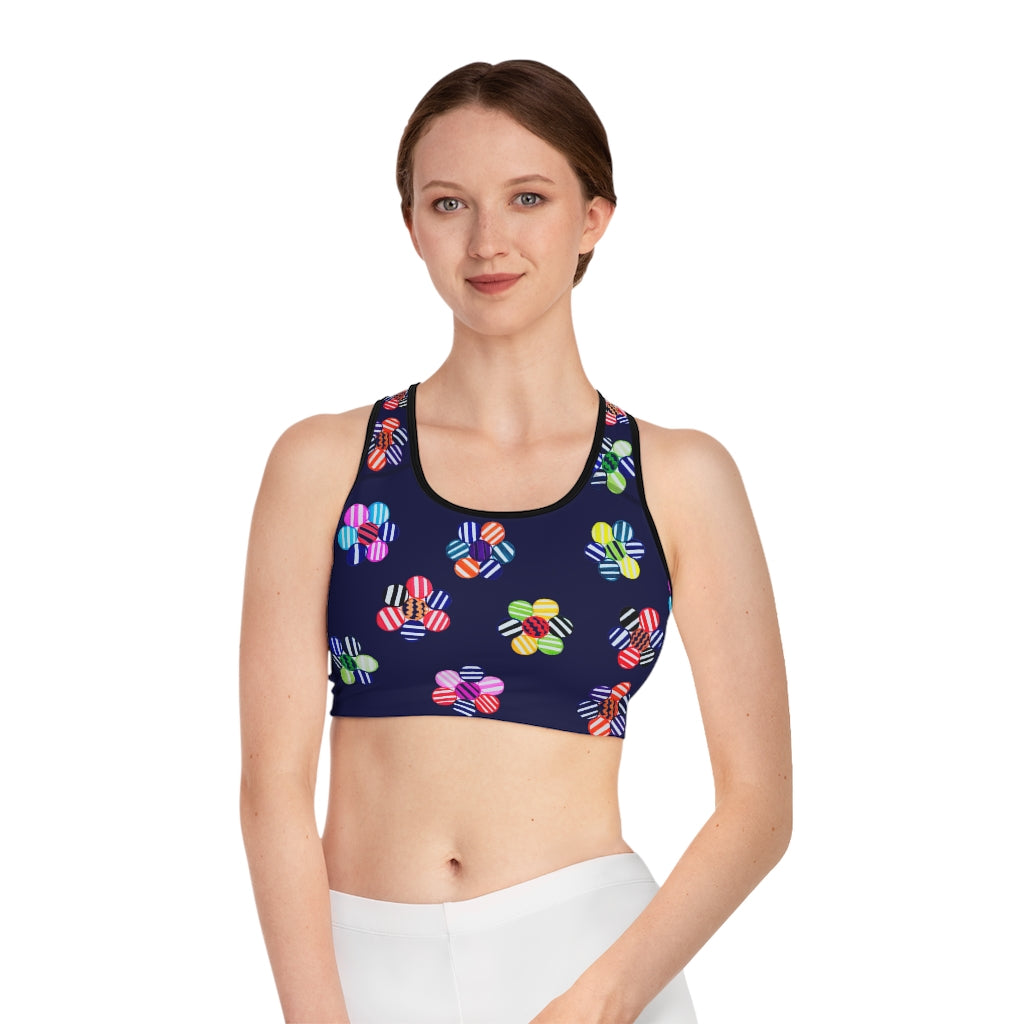 Ink Candy Florals (AOP) Sports Bra