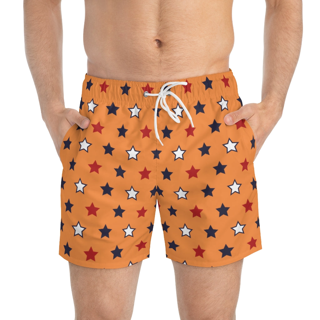Men's Starboy Peach Swimming Trunks