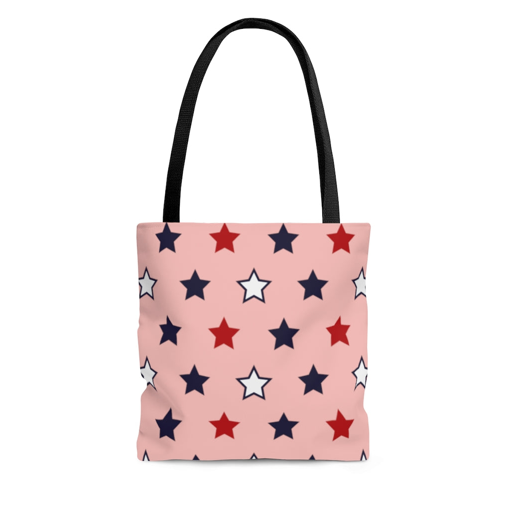 AOP Star Girl Blush Tote Bag