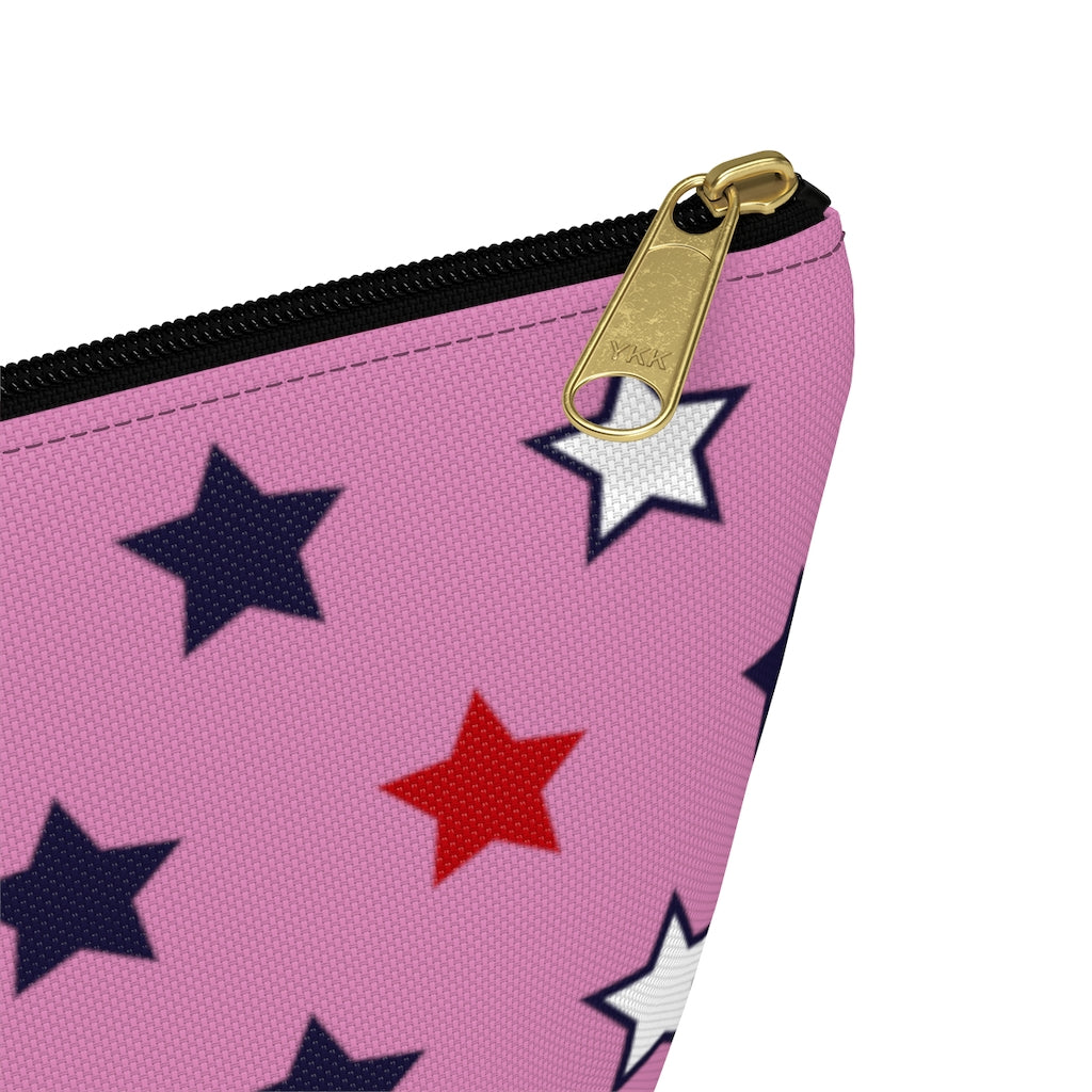 Starry Pink Accessory Pouch