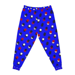 Unisex AOP Starry Electric Blue Joggers