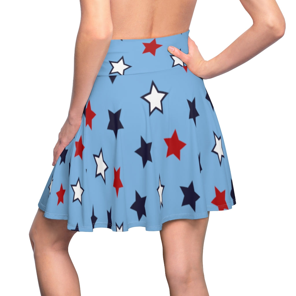 Stargirl Sky Blue Skater Skirt