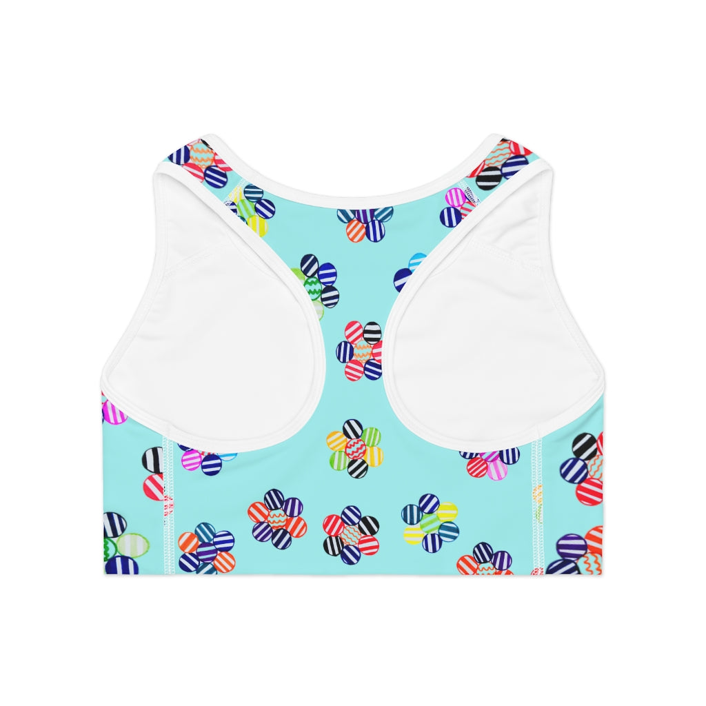 Icy Candy Florals (AOP) Sports Bra