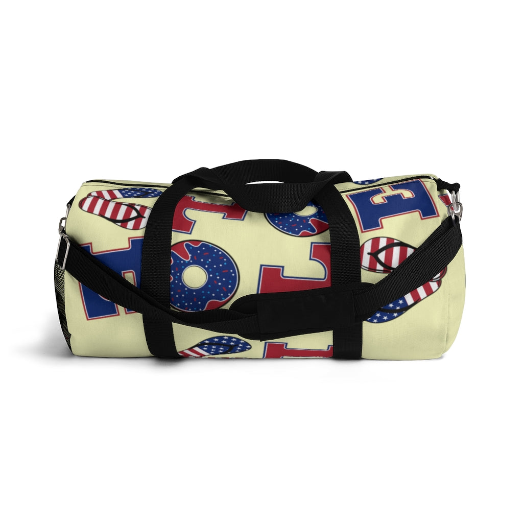 American Love Cream Duffel Bag