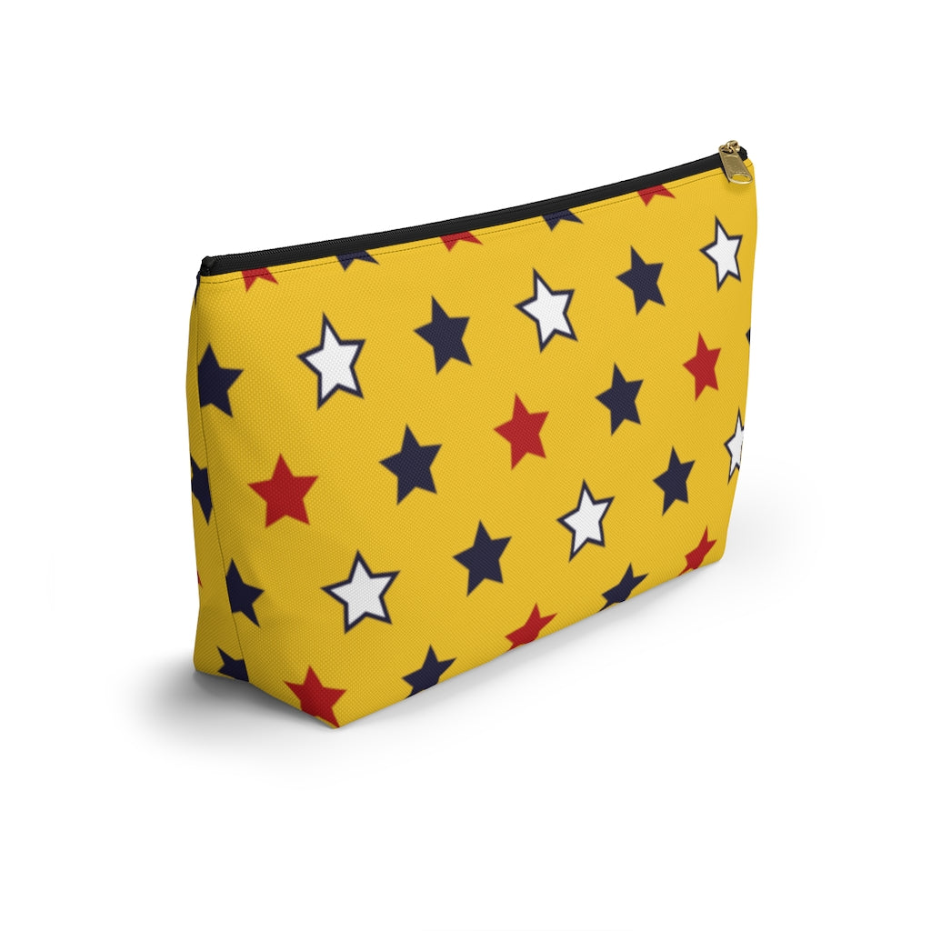 Starry Yellow Accessory Pouch