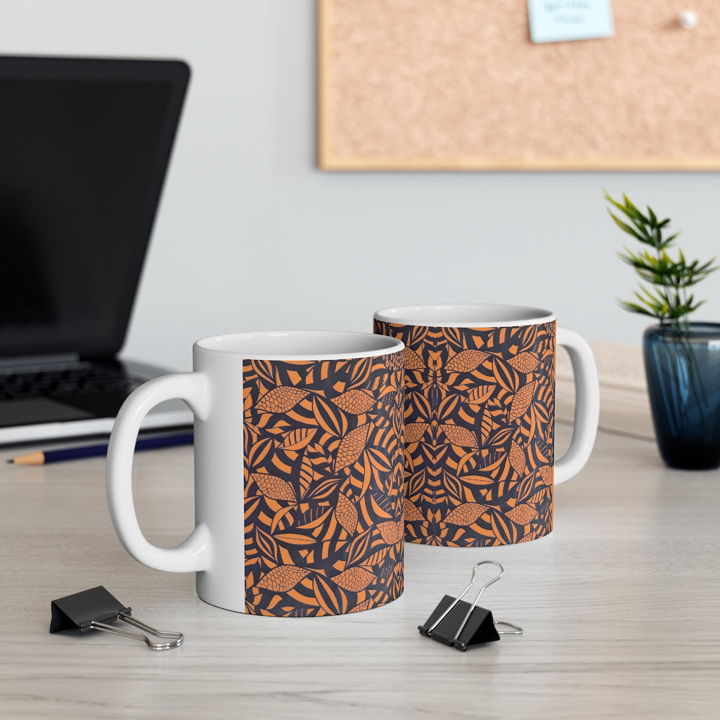 Tropical Minimalist Peach Mug 11oz