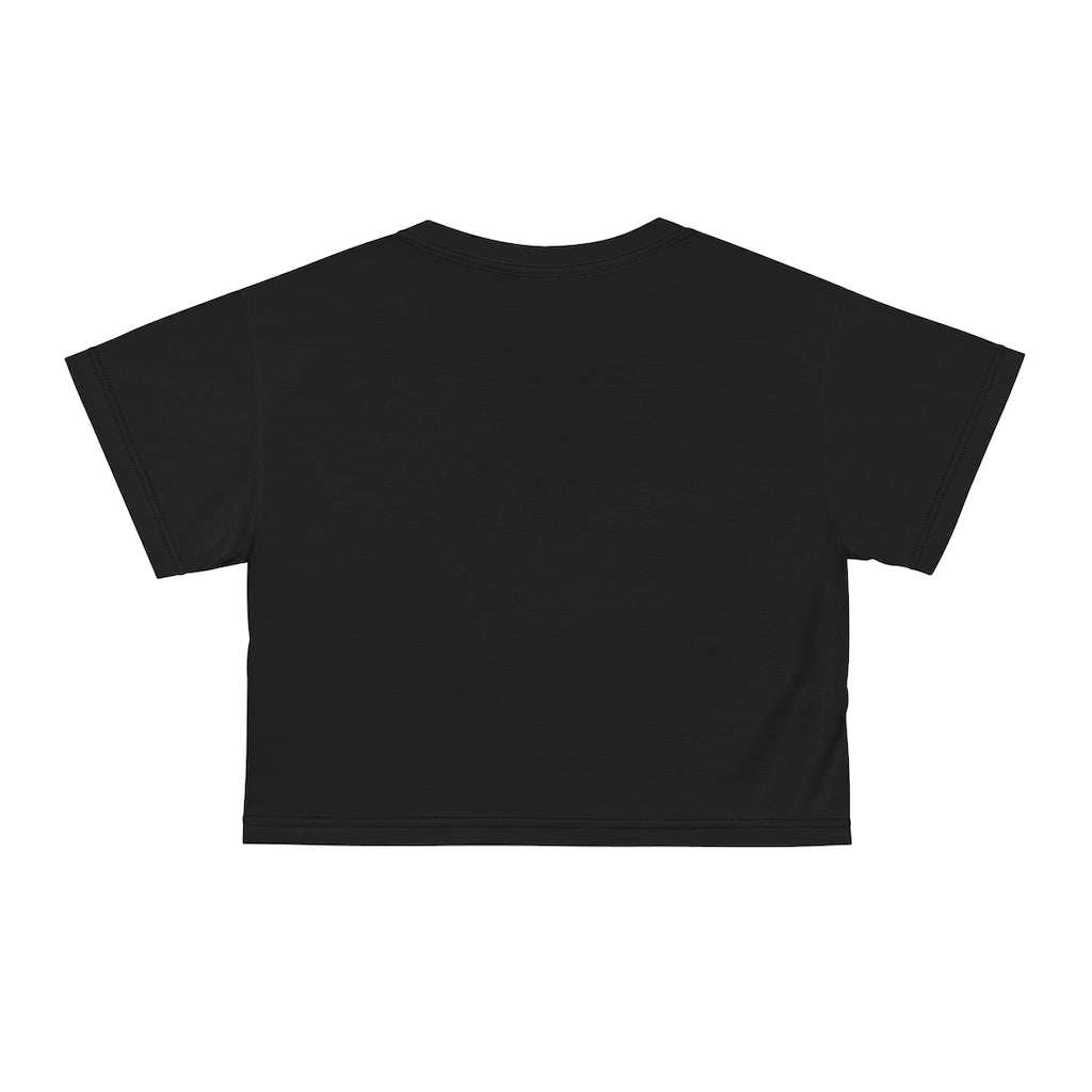 Black Bed & Blues AOP Crop Tee