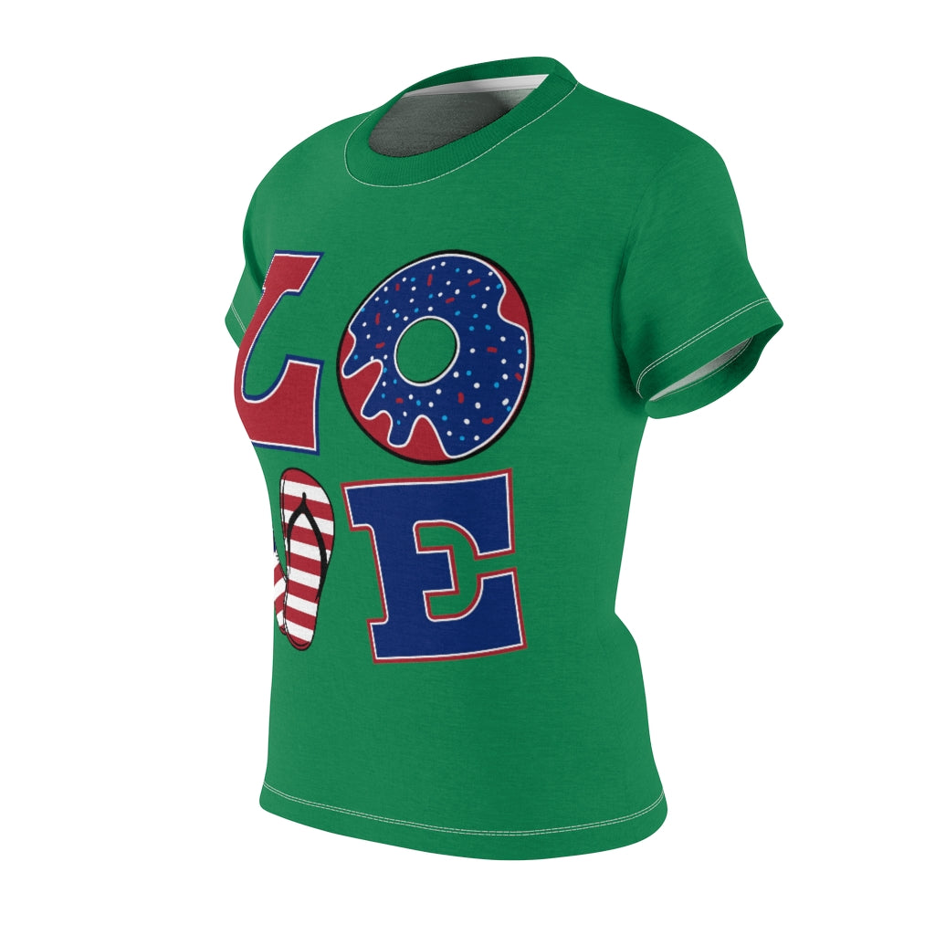 L.O.V.E. 'merica Varsity Green T-Shirt