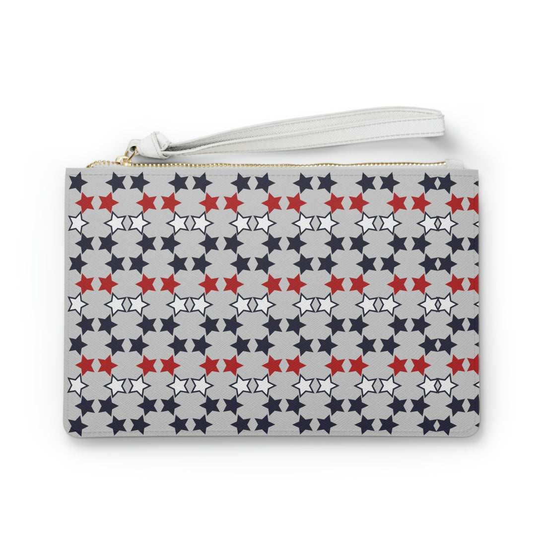 slate star print clutch