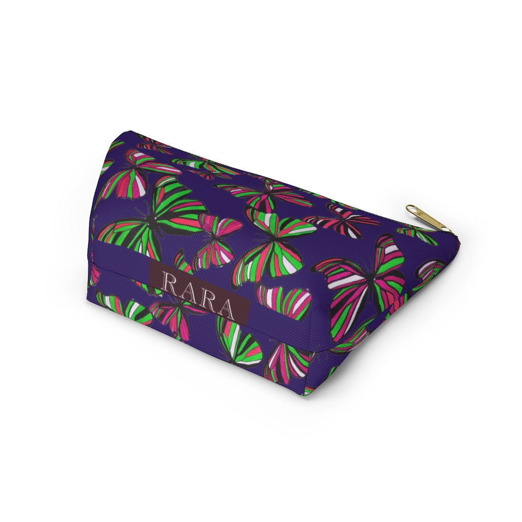 Butterflies Violet Accessory Pouch