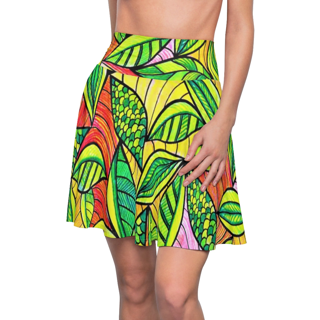 Tropical Resort Skater Skirt